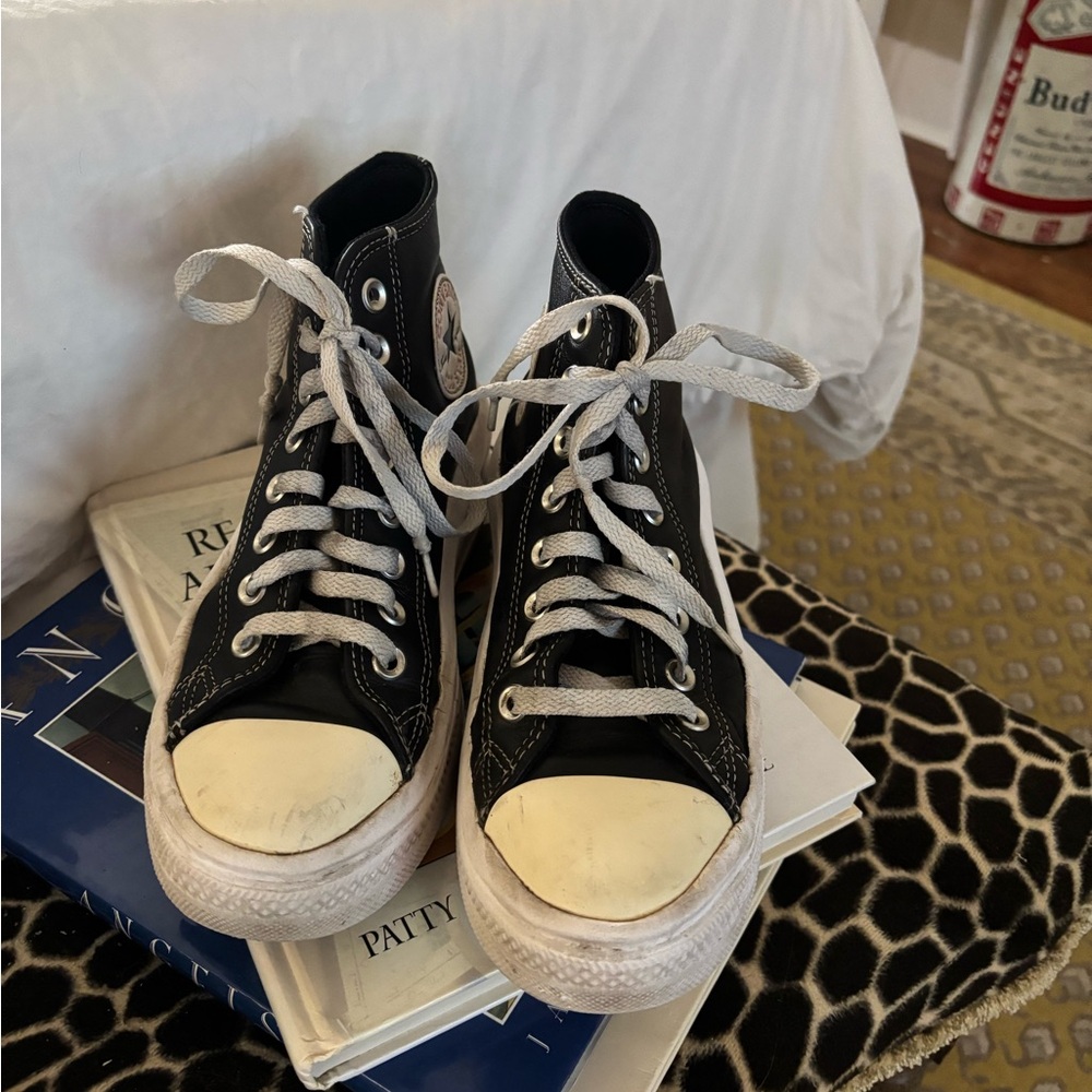 Converse High-Top Sneakers Black and White
